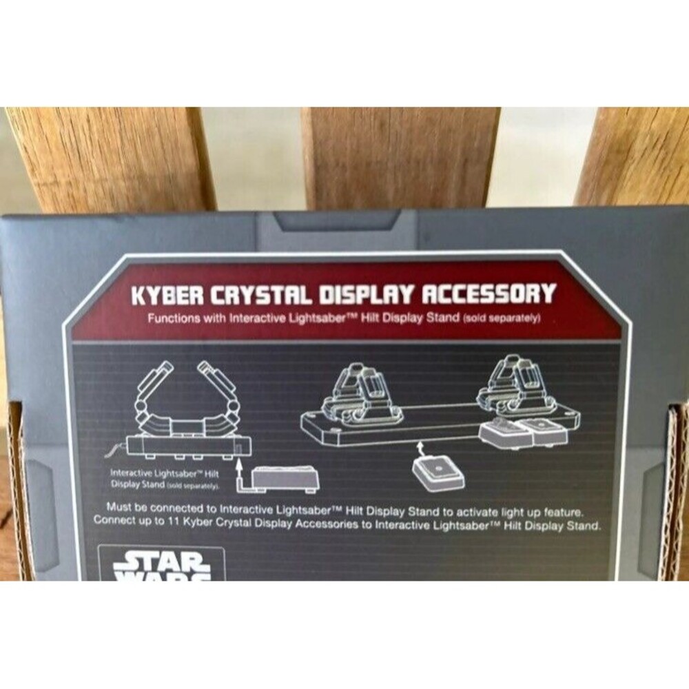 Disney Star Wars Galaxy's Edge 1 Lightsaber Hilt Stand & 2 Kyber Crystal… - Picture 5 of 6